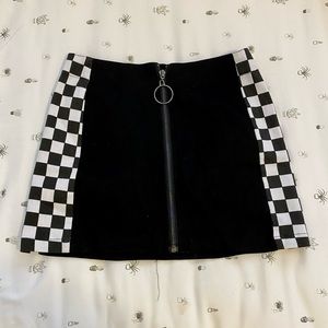 Lf carmar checkered skirt